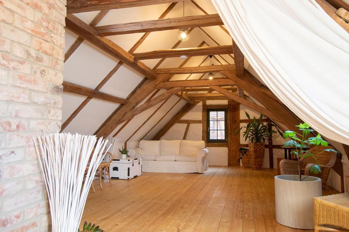 Naturhof-Papiermuehle 2 Bett-Zimmer Rosenrot Bollberg Eksteriør bilde
